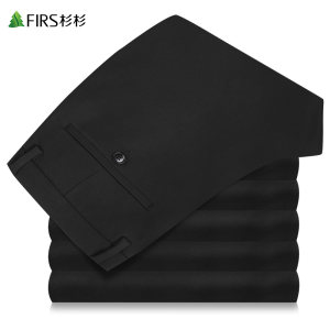 杉杉 男士冬季加绒加厚款 商务休闲裤 YKK拉链