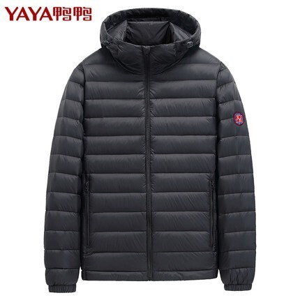 YAYA DSG07A002O 男士轻薄连帽羽绒服