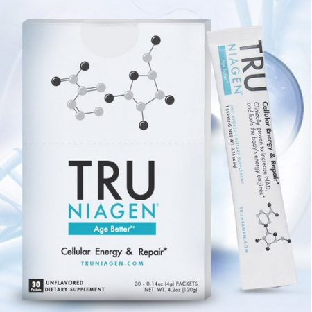 Tru Niagen 烟酰胺3盒NAD+乐加因NR非 30包*3盒 *2件