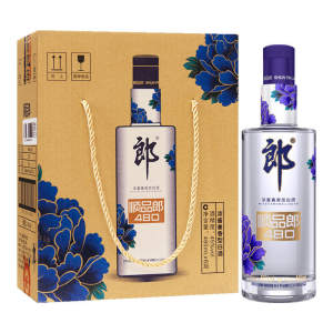郎酒 顺品480 蓝顺45度480mL*6瓶 400元包邮
