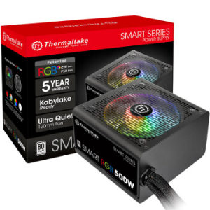 Thermaltake 曜越 Smart RGB 500 电脑电源 白牌（80%）500W 非模组化 *2件