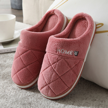 欣尚雪 居家厚底防滑棉拖鞋 男女款