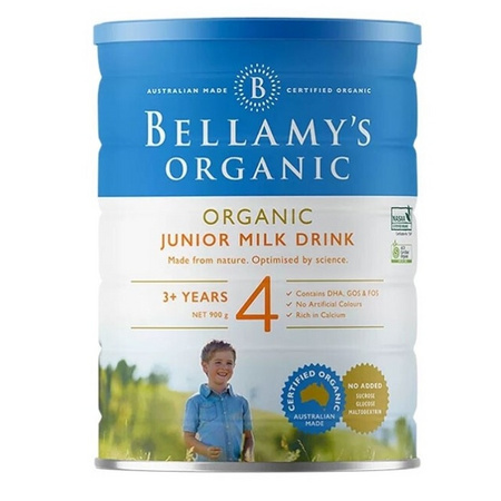 88VIP：BELLAMY'S 贝拉米 有机儿童配方奶粉 4段 900g *4罐