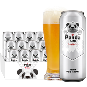 熊猫王 比利时白啤 500ml*12听