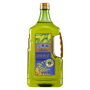  15.9元包邮！同款京东88元！西班牙贝蒂斯稻米橄榄油含12%特级初榨橄榄油1.6L