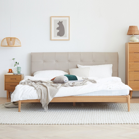 聚划算百亿补贴：原始原素 H9012 全实木榻榻米床 1.2m