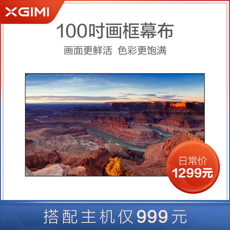 XGIMI 极米 画框幕布 100英寸 16:9