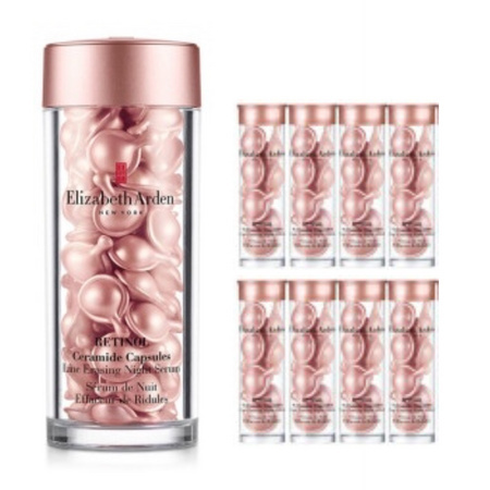 Elizabeth Arden 伊丽莎白·雅顿 时空焕活夜间多效视黄醇胶囊精华 60粒 +赠粉胶7粒*8