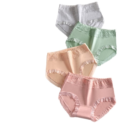 纯棉：伊品贝优 女士内裤 4条装 多款可选