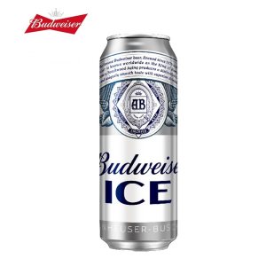 Budweiser/百威 冰啤啤酒 500ml*18听 整箱装 69元抢先价