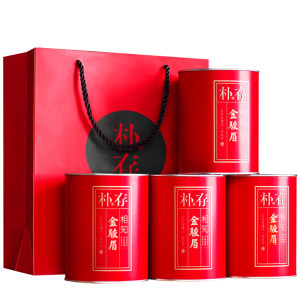 朴存 蜜香型 桐木关金骏眉 红茶 500g礼盒装