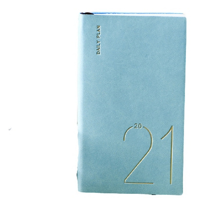 文哲 2021年日程本 A6/168页 蓝色