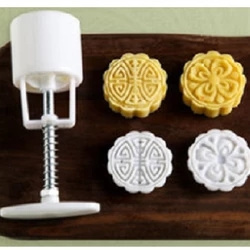 zber 象本 月饼模具 2片花款 *3件