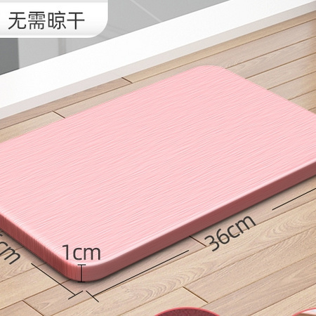 益伟 卫生间门口防滑速干硅藻土地垫 36*26*1cm