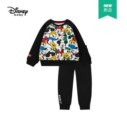Disney baby 迪士尼 儿童加绒套装