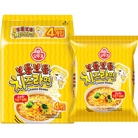 不倒翁 芝士拉面 辣味 111g*4袋