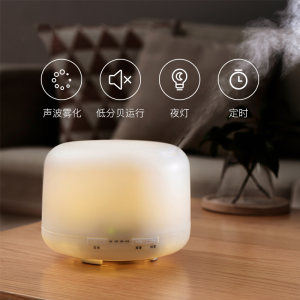 网易严选 超声波香薰静音加湿器 可作床头灯 169元包邮