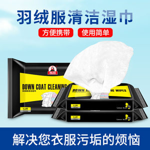 羽绒服清洁湿巾 12片
