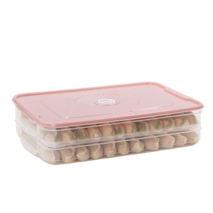 推特 饺子盒 2层1盖 2色可选