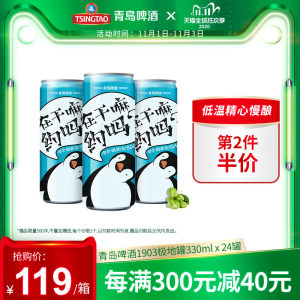  青岛啤酒 1903极地罐 330ml*24听 整箱装