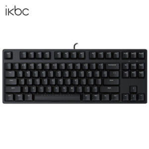 iKBC c87 机械键盘 Cherry红轴 黑色 正刻
