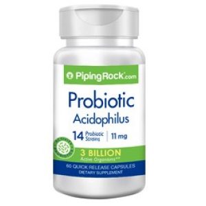 美国 朴诺 成人益生菌胶囊 60粒*2瓶 调理肠胃健康 59元包邮