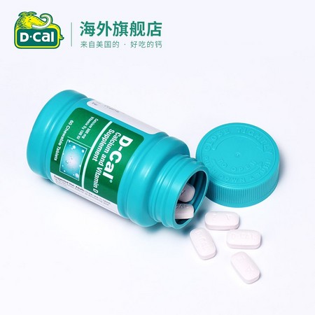 超值黑五：D-CAL 迪巧 成人维D钙300mg 60粒