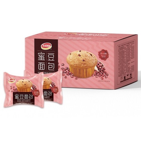 88VIP：达利园 糕点蜜豆面包 630g *3件