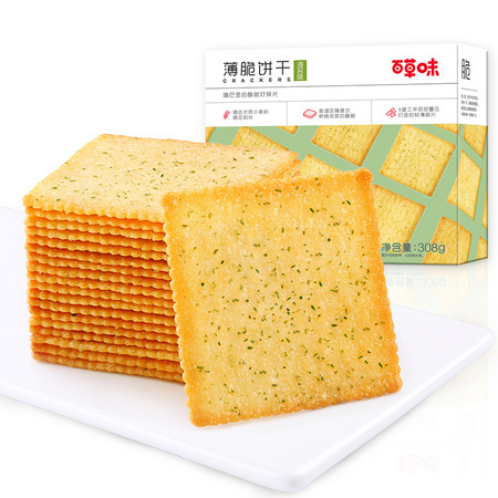 Be&Cheery 百草味 薄脆饼干 308g