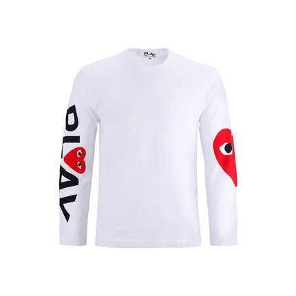 88VIP：COMME des GARCONS 川久保玲 CDG PLAY情侣爱心长袖T恤