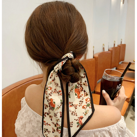 瞭原 丝巾发带飘带头绳发箍