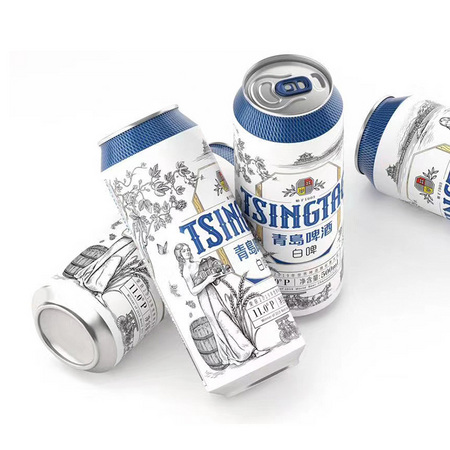 青岛啤酒 白啤11度 500ml*12听