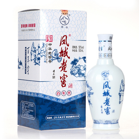 凤城老窖 百年窖50度 浓香型粮食酒 500ml/瓶