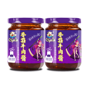 饭扫光 大块牛肉超 香菇牛肉酱 200g*4瓶