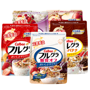 日本 Calbee 水果麦片 700g*2袋 5口味任选 92元黑五价