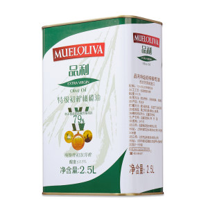 西班牙原瓶进口 品利 特级初榨橄榄油 2.5L 铁桶装 99.9元预售到手价