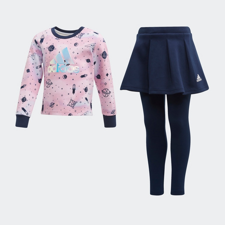 adidas 阿迪达斯 小童训练运动套装