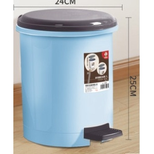 汉世刘家 家用垃圾桶 脚踩无内桶 6.8L