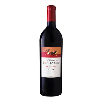 京东PLUS会员：Chateau Camplazens 战马 混酿干红葡萄酒 750ml *2件