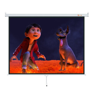 悟印像 V6003 手拉自锁幕布 100英寸