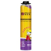 家乐邦 聚氨酯泡沫填缝剂 枪管一体 500g 送施工胶管 手套