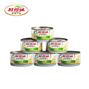 鲜得味 水浸零脂 深海金枪鱼罐头 大块肉非碎肉 180g*6罐