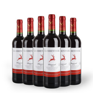 朗诗黛尔 露莎红葡萄酒 750ml*2支