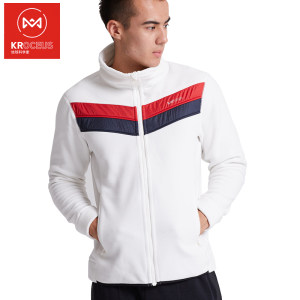 地球科学家 Polartec 200面料 男厚款弹力抓绒衣 轻暖无静电 89元包邮