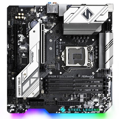 京东PLUS会员、粉丝价：ASRock 华擎 B460M Steel Legend 主板（Intel B460/LGA 1200）