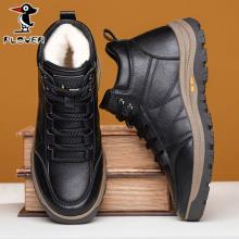 Plover/啄木鸟 2020新款冬季男士皮鞋英伦马丁靴 39-44码
