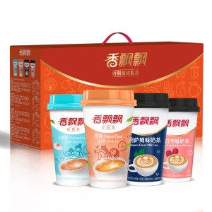 香飘飘奶茶 时刻绽放礼盒18杯