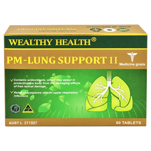 澳洲原产 Wealthy Health 净肺片 60粒 清肺养肺/呵护呼吸道