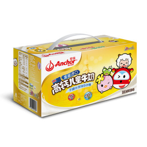 新西兰进口 安佳 儿童3.6高钙高钙奶 190ml*27支 0蔗糖
