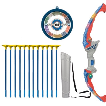 砺能玩具 发光弓箭大号 送12支箭+箭筒+标靶